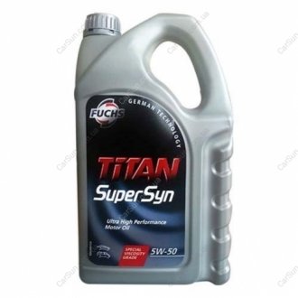 Моторное масло SUPER SYN 5W50 5л - Titan TITANSUPERSYN5W505L (фото 1)