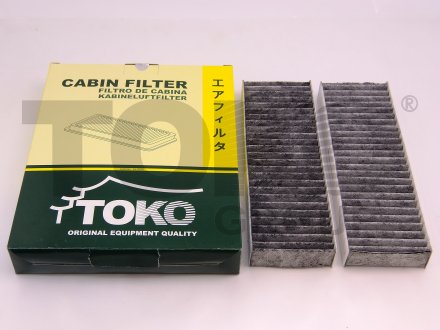 Фильтр салона - cars (B727B79925 / 2W63070111 / 272744Y125) Toko cars T1414007C (фото 1)