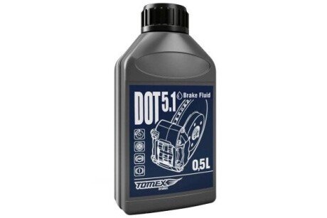 PЈYN HAMULC. DOT5.1 0.5L (OE-DOT5105L) TOMEX DO-50