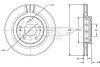 Диск тормозной (передний) Mitsubishi Outlander 03-/ Citroen C-Crosser 07- (294x24) TOMEX TX71-74 (фото 1)