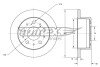 Диск гальмівний (задній) Fiat Ducato 02- (280x16) (з покриттям) (повний) TOMEX TX7235 (фото 1)