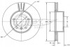 Диск тормозной (передний) BMW 3 (E90-93) 04-13/1 (E81-E87) 04-14 (300x24) (с покрытием) TOMEX TX72-54 (фото 1)