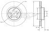 Диск тормозной (передний) Toyota Auris 1.2-1.8 12-18/Corolla 1.3-1.8 13-18 (277x26) TOMEX TX72-83 (фото 1)