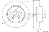 Диск гальмівний (задній) Ford C-Max 10-/Kuga/Connect 13- (280x11) TOMEX TX73-01 (фото 1)