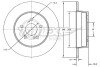 Диск тормозной (задний) MB C-class (W202/W203/S203/CL203)/ E(W210) 96-07 (290x10) TOMEX TX73-10 (фото 1)