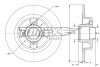 Диск гальмівний (задній) Citroen C3/C4 /Peugeot 207/307 05- (248.4х9) (d=30mm) (з підшипником) TOMEX TX73571 (фото 1)