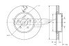 TARCZA HAMULC. JEEP COMPASS 06- (OE-5105514AA) TOMEX TX73-63 (фото 1)