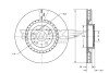 TARCZA HAMULC. ALFA ROMEO 159 05-11 WEN (OE-46843608) TOMEX TX73-74 (фото 1)