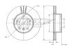 Диск гальмівний (передній) BMW 5 (F10/F11/F18) 10- (330x24) PRO+ TOMEX TX7397 (фото 1)