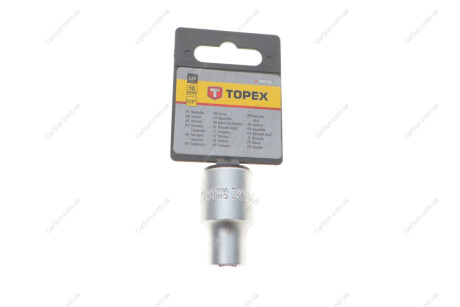 Головка змінна 6-гранна 1/2", 10 мм Topex 38D710