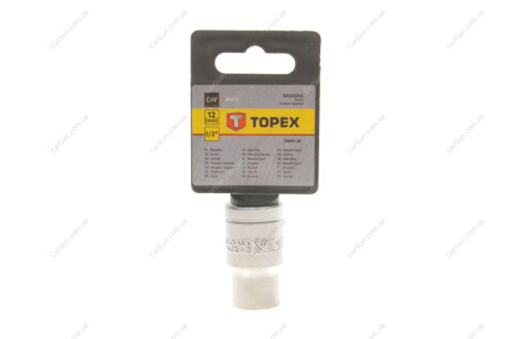 Головка змінна 6-гранна 1/2", 12 мм Topex 38D712