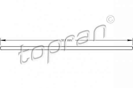Центральный выключатель, система сцепления TOPRAN 100 073 (фото 1)