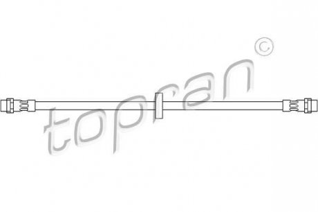 Гальмівний шланг - (535611701) TOPRAN 103 839 (фото 1)