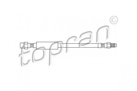 Шланг тормозной (задний) Audi 100, 200, 80, A4, A6, V8 1.8-4.2 83-04 TOPRAN 104 433