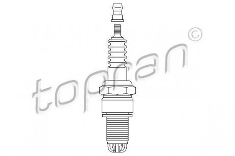 Свічка запалення TOPRAN 107 124 (фото 1)