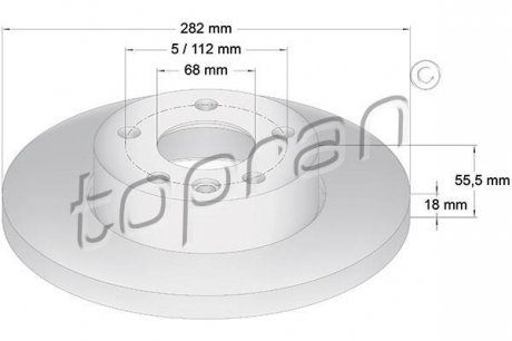 Автозапчастина TOPRAN 108 507