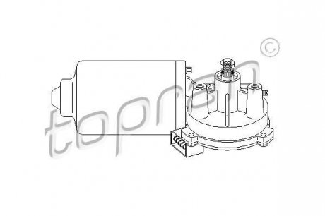 Двигатель стеклоочистителя TOPRAN 108 577 (фото 1)