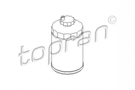 Фильтр топливный в сборе TOPRAN 109 045 (фото 1)