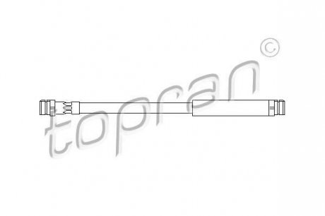 Шланг тормозной задний TOPRAN 110 396 (фото 1)