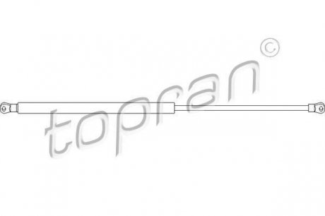 Газова пружина капоту TOPRAN 112 057