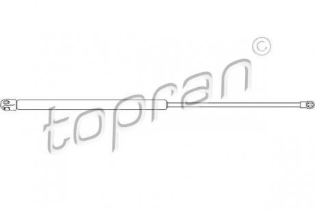 Пружина газова / помещения для груза TOPRAN 112 072 (фото 1)
