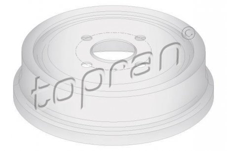 Гальмівний барабан TOPRAN 205 238 (фото 1)