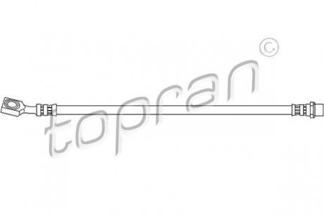Шланг гальмівний TOPRAN 207 223 (фото 1)