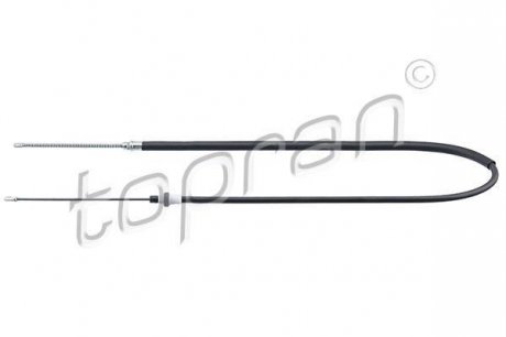 Трос ручника (задний) Renault Master 98- (1420/1048mm) (барабанные тормоза) TOPRAN 207 372
