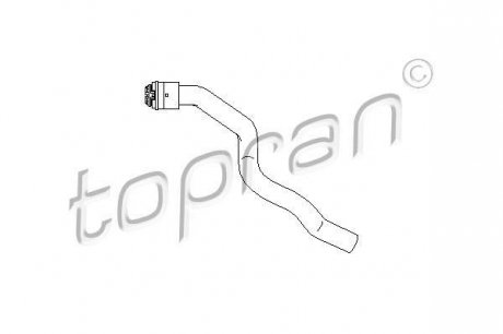 Патрубок системи охолодження TOPRAN 207 684