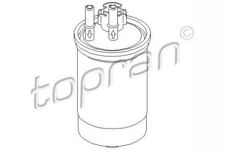 Фильтр топливный в сборе TOPRAN 301 660