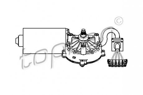 Двигатель стеклоочистителя TOPRAN 401 531 (фото 1)