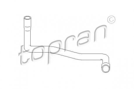 Патрубок системи охолодження TOPRAN 401 964