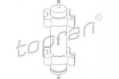 Фільтр палива TOPRAN 500 741 (фото 1)