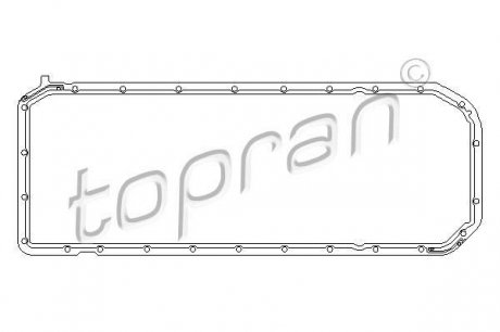 Прокладка масляного піддону TOPRAN 500 775 (фото 1)