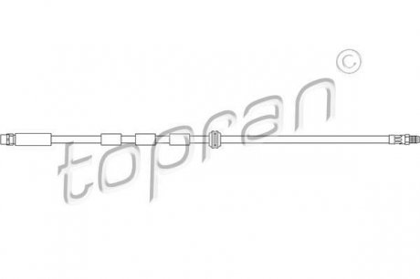 Шланг гальмівний TOPRAN 501 130 (фото 1)