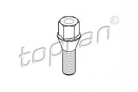Болт для кріплення колеса TOPRAN 501 536 (фото 1)
