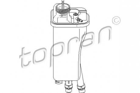 Компенсаційний бак, системи охолодження TOPRAN 501 540 (фото 1)