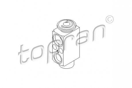 Расширительный клапан, кондиционер TOPRAN 501 547 (фото 1)
