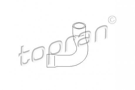 Шланг радиатора TOPRAN 501 570