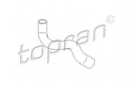 Патрубок системи охолодження TOPRAN 700 498