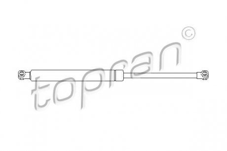 Сайлентблок переднього верхнього важіля (задній) TOPRAN 700 702
