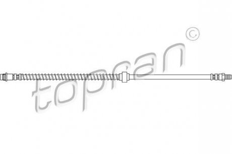 Шланг тормозной TOPRAN 720 928 (фото 1)