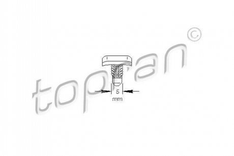 Пружинный зажим TOPRAN 103307 (фото 1)