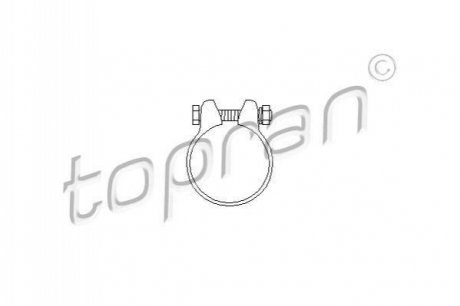 З’єднювальні елементи системи випуску TOPRAN 104182 (фото 1)