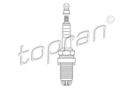 Свічка запалення TOPRAN 110 326 (фото 1)