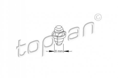 Пружинный зажим TOPRAN 111489 (фото 1)