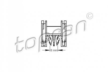 Кліпса TOPRAN 111490