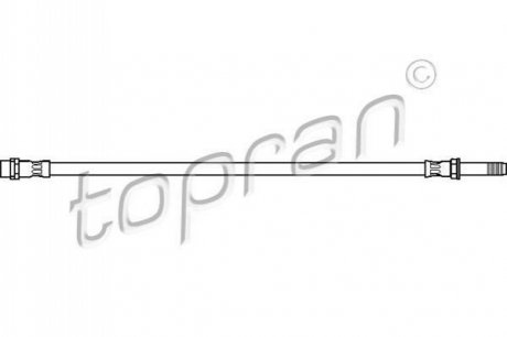 Шланг гальмівний TOPRAN 112162 (фото 1)