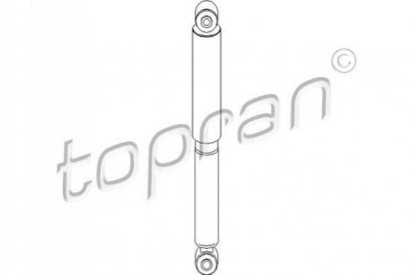 Амортизатор задний TOPRAN 113456 (фото 1)