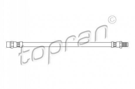 Шланг гальмівний TOPRAN 400215 (фото 1)